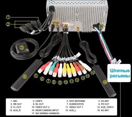 Магнитола Mazda 6 GG (2002-2007) с поддержкой климат-контроля
