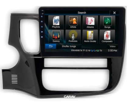 Рамка переходная  MITSUBISHI Outlander (2012-2020) для дисплея 10 дюймов