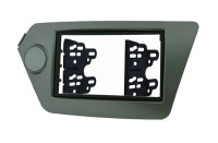 Рамка переходная 2din KIA Rio, K2 2011+ (Серая) Рамка переходная 2din KIA Rio, K2 2011+ (Серая)