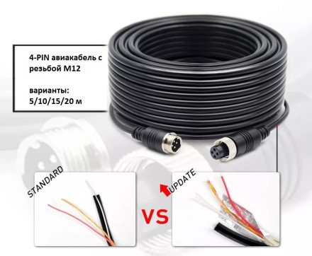 Видеорегистратор 10 дюймов с поддержкой 4 AHD-камер с разрешением экрана 1024х600 (IPS) на скобе