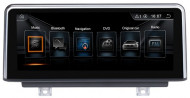 Штатная магнитола c большим 10 дюймов IPS экраном и c SIM 4Gдля BMW 1-серия (F20), 2-серия (F22), 2011-2016 взамен экрана CIC/NBT