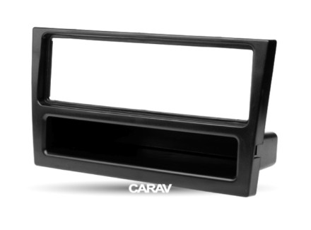 Рамка переходная 1din Opel Astra G, Vectra C, Corsa C (Черный) с полкой