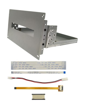 Комплект для переделки плоских магнитол LC, KS, MT в 1 din (металл)