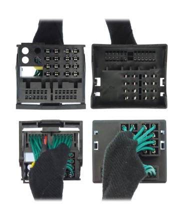 Комплект проводов для установки WM-MT в BMW 1/3/5/X1/X3/X5/X6 CIC (основной, CAN, LVDS/AHD)