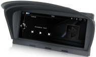 Штатная магнитола c большим 8.8 дюймов FullHD IPS экраном и c SIM 4G для BMW 5-серии E60, 3-серии E90, (2005-2009, CCC)