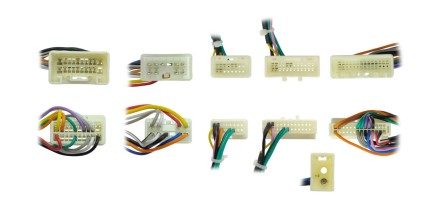Комплект проводов для установки магнитолы в Toyota 2009 - 2021 (основной, CAN, AMP, CAM, 360) XP