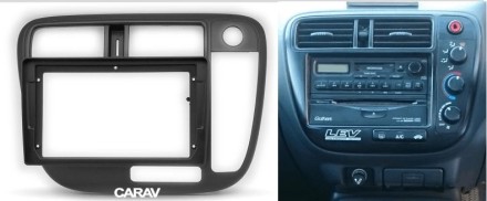 Рамка для установки в HONDA Civic 1998-2000 (руль справа)/(только для автомобилей без климат-контроля) дисплея 9 дюймов