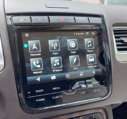 Штатная магнитола для Volkswagen Touareg II 2010-2018 (вместо RCD550, поддержка подогревов) на Android 10