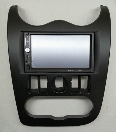 Рамка переходная 2din LADA Largus (Черная Матовая)