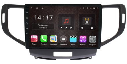 Магнитола на Андроид для Honda Accord 8 CU (2008-2013)  COMPAS S300