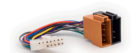Штекер питания + ISO для магнитол OEM 