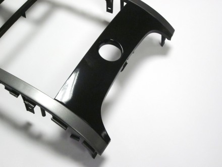 Рамка переходная 2din KIA Cerato, Forte (09-13) купе черный лак, серый лак