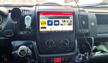 Магнитола на Андроид для Fiat Ducato Compas S300 (Средняя версия)