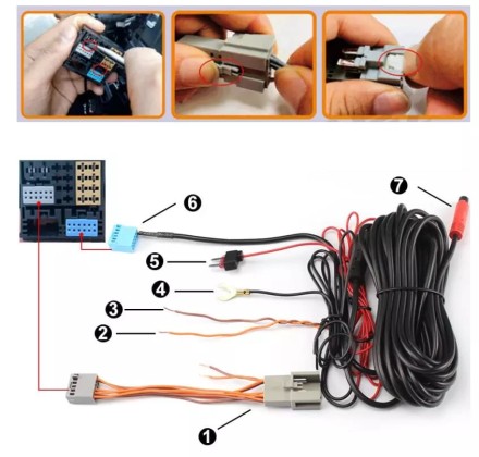 Видеокамера SPD-203 Audi (15+), Skoda (13+), Volkswagen Touareg (10+) в ручку