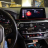 Штатная магнитола c большим 10 дюймов FullHD IPS экраном и c SIM 4G для BMW 5-серия G30/G31 (2017+) EVO