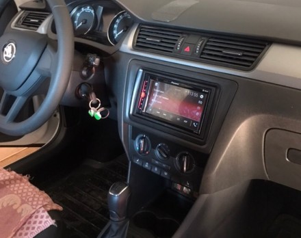 Рамка переходная 2din Skoda Rapid (13+)