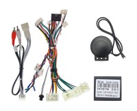Комплект проводов для установки магнитолы в Toyota Harrier 03 - 13, RX 03 - 09 взамен верх. монит. тип 1 Комплект проводов для установки магнитолы в Toyota Harrier 03 - 13, RX 03 - 09 взамен верх. монит. тип 1
