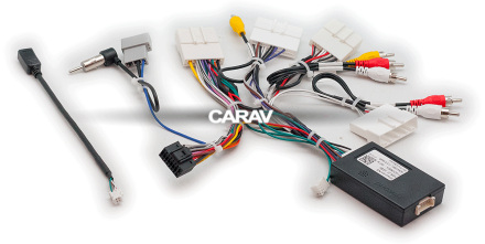 Комплект проводов для установки магнитолы в Nissan 2019+ (основной, антенна, мультируль, CAM, 360, USB)