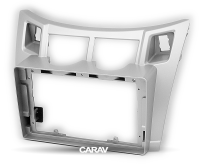 Рамка переходная TOYOTA Yaris,Vitz, Platz 2005-2010 для дисплея 9 дюймов Серебро Рамка переходная TOYOTA Yaris,Vitz, Platz 2005-2010 для дисплея 9 дюймов Серебро