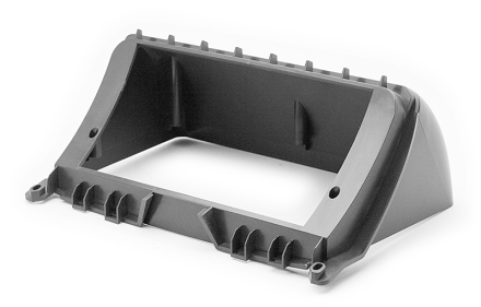 Рамка переходная в MERCEDES-BENZ C-klasse (W204) 2007-2011 для дисплея 9 дюймов