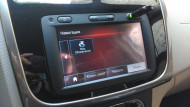 Рамка переходная 2din Renault Sandero, Logan 2013+ для MediaNav, глянцевая с окантовкой