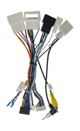 Комплект проводов для установки магнитолы в Toyota Tundra 2018 - 2019 (основной, USB, CAN, AMP)