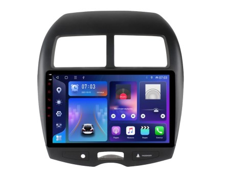 Автомагнитола для Mitsubishi ASX (10-19), Peugeot 4008, Citroen C4 Aircross Compass TS 3-32ГБ с SIM 4G + HI-FI с DSP + Carplay