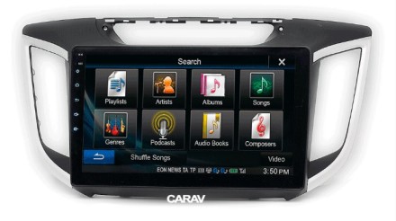 Рамка переходная HYUNDAI iX-25 (2014+), Creta (2015-2021) для дисплея 10 дюймов