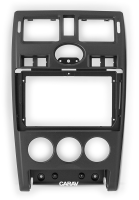 Рамка для установки в LADA Priora 2007-2014 (часы  сверху / черный) дисплея 9 дюймов