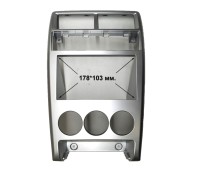 Рамка переходная 2din LADA Priora (2013+), серебро