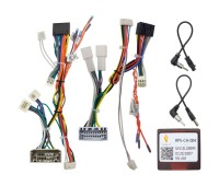 Комплект проводов для установки магнитолы в Chrysler, Dodge, Jeep 2004 - 2013 (основной, CAN, AMP)