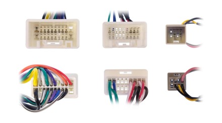 Комплект проводов для установки магнитолы в Mitsubishi Pajero Sport 2015+ (основной,антенна, CAM,CAN)