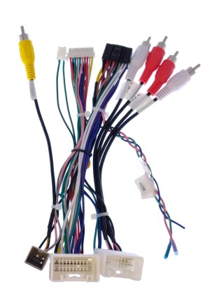 Комплект проводов для установки магнитолы в Mitsubishi Pajero Sport 2015+ (основной,антенна, CAM,CAN)