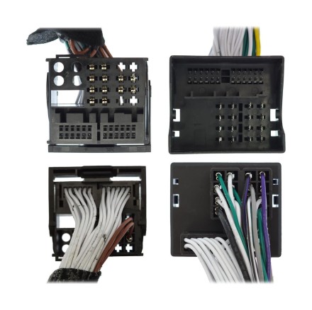 Комплект проводов для установки магнитолы в Peugeot 407, Citroen C3 2002 - 2010 (основной, CAN, динамик) RZC