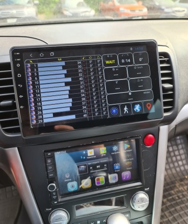 Магнитола на Андроид для Subaru Outback, Legacy (2004-2009, левый руль) Winca S400 с 2K экраном SIM 4G