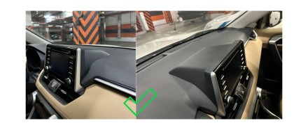 Рамка переходная в TOYOTA RAV4 2019+ ТИП 3 для дисплея 10 дюймов 