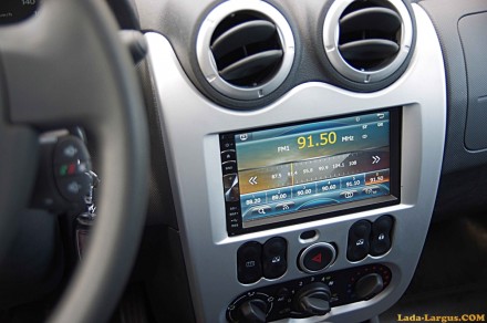 Рамка переходная 2din Renault Logan (10-14), LADA Largus