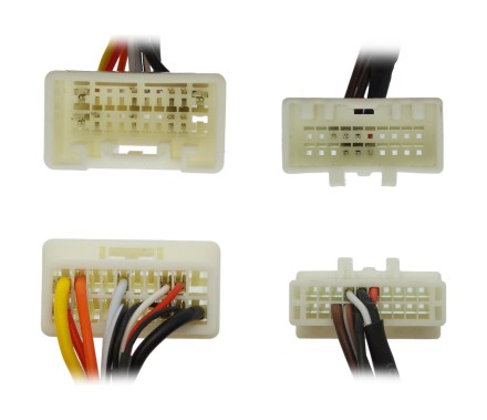 Комплект проводов для установки магнитолы в Toyota 2003 - 2013 (осн, ант, м/руль, RCA-in) Тип3