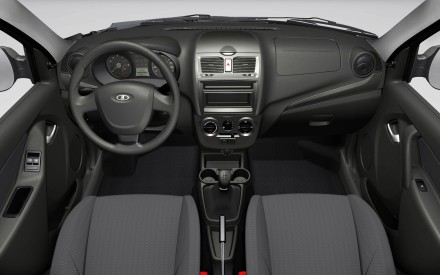 Рамка переходная 1din Лада Калина II (12+) хэтчбэк