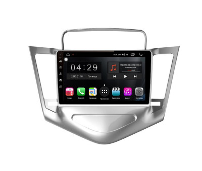 Магнитола на Андроид для Chevrolet Cruze (08-12) Winca S400 R SIM 4G сер/черн