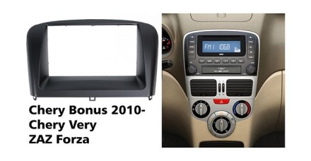 Переходная рамка для Chery Bonus, Very 2011 - 2016 2 din