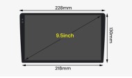 Навигационный блок Compass TSN-2K 2-32ГБ с 2K экраном под рамку 10 дюймов с DSP, SIM 4G  + Carplay 21 27