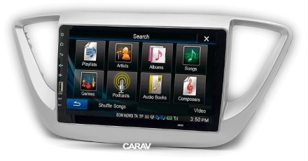 Рамка переходная HYUNDAI Solaris (17+) для дисплея 9 дюймов 