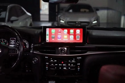 Головное устройство для Toyota Land Cruiser 200 2016+ в стиле Lexus (низкие комплектации)