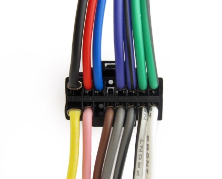 Штекер питания + ISO для магнитол JVC 2