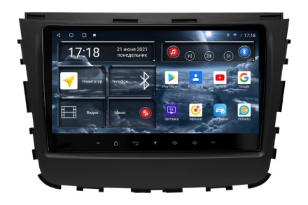Головное устройство 9 дюймов SsangYong Rexton 4 (2017+) Redpower 710 серии