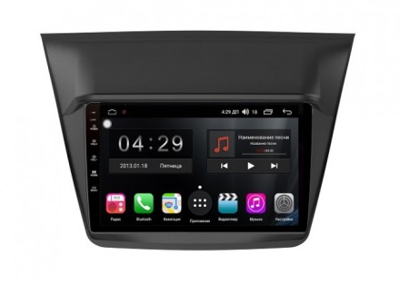 Магнитола на Андроид для Mitsubishi Pajero Sport (09-14), L200 (06-15) COMPASS TSN-2K, 4G, DSP, CarPlay
