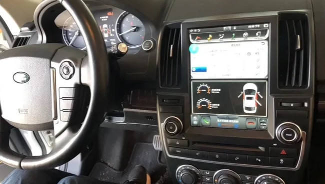 Штатная магнитола в стиле Тесла для Land Rover Freelander 2 (2006-2012 ...