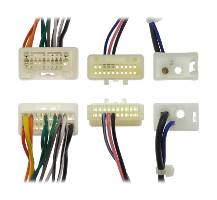 Комплект проводов для установки магнитолы в Toyota 2003 - 2013 (осн, ант, м/руль, CAN, AMP) RZC