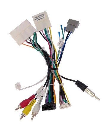 Комплект проводов для установки магнитолы в Nissan 2014+ (основной, антенна, мультируль, CAN, CAM360)